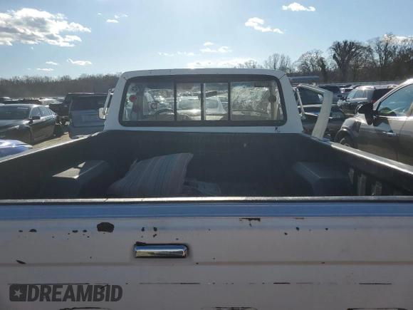 1987 Ford F-150 with VIN 1FTCF15Y7HNA56371, listed as a Copart auction lot 85441274 with 76,200 mi miles and Salvage Title. Bid and sale history available at carsss.com. Image 10.