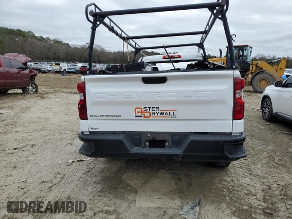2020 Chevrolet Silverado 1500 Work Truck with VIN 3GCNWAEH9LG211402, listed as a Copart auction lot 83461904 with Not Provided miles and Salvage Title. Bid and sale history available at DreamBid. Image 6.