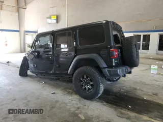 2021 Jeep Wrangler Unlimited Willys with VIN 1C4HJXDM3MW547787, listed as a Copart auction lot 55132965 with Not provided miles and Salvage title. Bid and sale history available at DreamBid. Image 2.