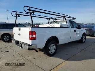 2008 Ford F-150 XL with VIN 1FTRF12238KE06557, listed as a Copart auction lot 87107984 with 192,617 mi miles and Salvage title. Bid and sale history available at DreamBid. Image 3.