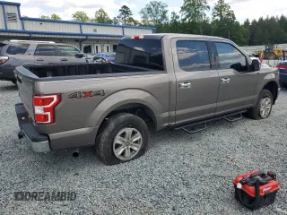 2018 Ford F-150 XL with VIN 1FTEW1EP1JFD62482, listed as a Copart auction lot 56378635 with 56,017 mi miles and Salvage title. Bid and sale history available at DreamBid. Image 3.