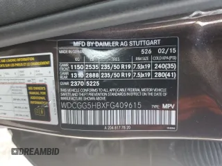 2015 Mercedes-Benz GLK 350 with VIN WDCGG5HBXFG409615, listed as a Copart auction lot 70898804 with 137,692 mi miles and Salvage Title. Bid and sale history available at DreamBid. Image 14.