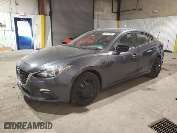 2015 Mazda 3 i SV with VIN JM1BM1T72F1270829, listed as a Copart auction lot 88160455 with 67,797 mi miles and Salvage Title. Bid and sale history available at carsss.com. Image 1.