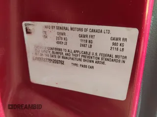 2005 Buick LaCrosse CXS with VIN 2G4WE537751209762, listed as a IAAI auction lot 41886239 with 158,268 mi miles and . Bid and sale history available at DreamBid. Image 9.