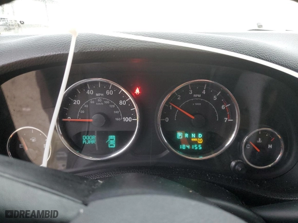 2011 Jeep Wrangler Unlimited Sahara with VIN 1J4BA5H19BL562457, listed as a Copart auction lot 44646965 with 184,155 mi miles and Salvage Title. Bid and sale history available at carsss.com. Image 9.
