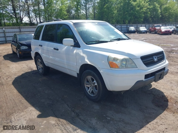 2003 Honda Pilot EX with VIN 2HKYF18593H613457, listed as a IAAI auction lot 42091759 with 297,397 mi miles. Bid and sale history available at carsss.com. Image 1.