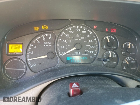 2002 Chevrolet Suburban LT with VIN 3GNEC16Z62G327193, listed as a Copart auction lot 78005674 with 241,106 mi miles and Salvage Title. Bid and sale history available at carsss.com. Image 9.