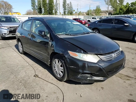 2010 Honda Insight LX with VIN JHMZE2H50AS009869, listed as a Copart auction lot 53031515 with 194,860 mi miles and Salvage Title. Bid and sale history available at DreamBid. Image 11.