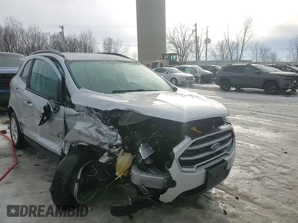 2019 Ford EcoSport SE with VIN MAJ3S2GE2KC272352, listed as a Copart auction lot 46612035 with 83,318 mi miles and Salvage Title. Bid and sale history available at DreamBid. Image 14.