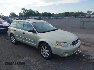2006 Subaru Legacy Outback with VIN 4S4BP61C167304501, listed as a IAAI auction lot 42869051 with 57,860 mi miles and . Bid and sale history available at DreamBid. Image 1.