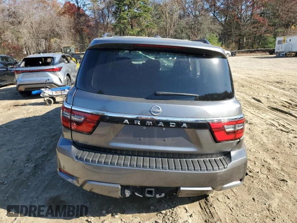 2023 Nissan Armada SV with VIN JN8AY2AC4P9182023, listed as a Copart auction lot 78802724 with 29,440 mi miles and Non Repairable. Bid and sale history available at carsss.com. Image 6.