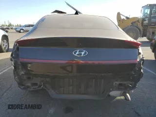 2020 Hyundai Sonata Hybrid Ultimate with VIN KMHL34JJXLA012105, listed as a Copart auction lot 76927134 with 66,897 mi miles and Salvage Title. Bid and sale history available at carsss.com. Image 6.