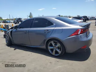 2016 Lexus IS 350 with VIN JTHBE1D20G5026301, listed as a Copart auction lot 57554915 with 76,974 mi miles and Salvage title. Bid and sale history available at DreamBid. Image 2.