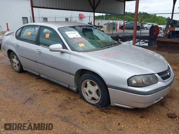 2003 Chevrolet Impala z VIN 2G1WF52EX39275506, wystawiony jako IAAI lot #42344997 z przebiegiem 276 321 mil mil oraz . Historia ofert i sprzedaży dostępna na DreamBid. Obrazek 1.