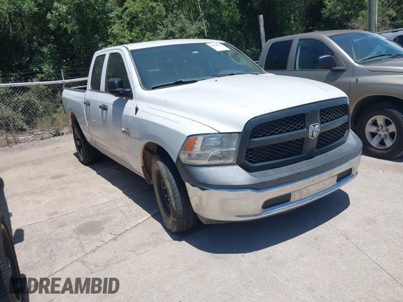 2015 Ram 1500 Tradesman with VIN 1C6RR6FG7FS542799, listed as a IAAI auction lot 42838716 with 166,411 mi miles and . Bid and sale history available at DreamBid. Image 1.