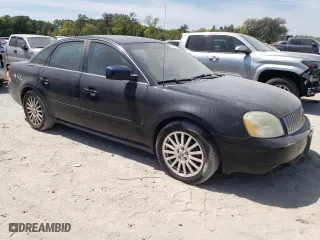 2005 Mercury Montego Premier with VIN 1MEFM42105G608609, listed as a Copart auction lot 50543625 with 0 mi miles and Non Repairable. Bid and sale history available at carsss.com. Image 4.