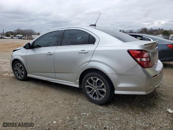2017 Chevrolet Sonic LT with VIN 1G1JD5SH8H4136494, listed as a Copart auction lot 47835045 with 150,466 mi miles and Salvage Title. Bid and sale history available at carsss.com. Image 2.