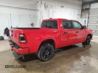 2024 Ram 1500 Big Horn z VIN 1C6SRFFT9RN211126, wystawiony jako Copart lot #52388145 z przebiegiem 15 020 mil mil oraz Szkoda całkowita • Salvage title. Historia ofert i sprzedaży dostępna na DreamBid. Obrazek 3.