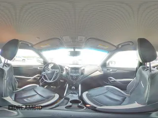 2014 Hyundai Veloster Turbo with VIN KMHTC6AE4EU182833, listed as a Copart auction lot 58911035 with 162,752 mi miles and Salvage title. Bid and sale history available at DreamBid. Image 14.