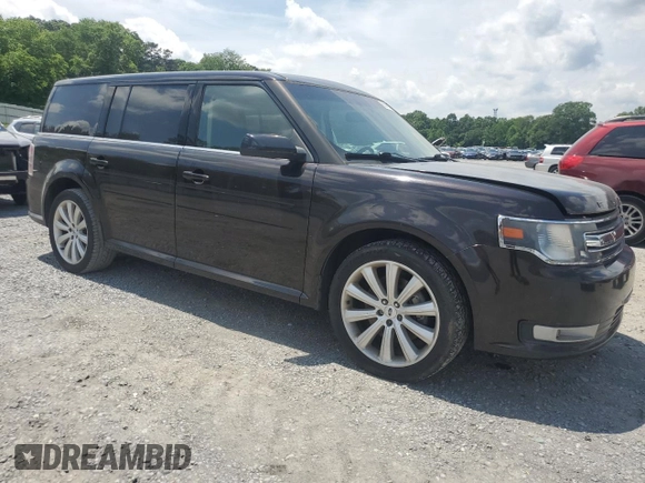 2014 Ford Flex SEL z VIN 2FMGK5C86EBD02417, wystawiony jako Copart lot #56545875 z przebiegiem 152 689 mil mil oraz Tytuł czysty. Historia ofert i sprzedaży dostępna na DreamBid. Obrazek 4.