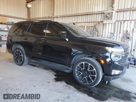 2022 Chevrolet Tahoe RST z VIN 1GNSCRKD5NR181319, wystawiony jako Copart lot #80559434 z przebiegiem 54 169 mil mil oraz Szkoda całkowita • Salvage title. Historia ofert i sprzedaży dostępna na DreamBid. Obrazek 4.