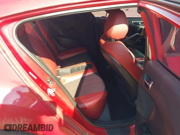 2012 Hyundai Veloster w/Black Int with VIN KMHTC6AD3CU032989, listed as a IAAI auction lot 42633748 with 137,727 mi miles and . Bid and sale history available at DreamBid. Image 8.