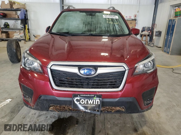 2020 Subaru Forester Premium with VIN JF2SKAJC6LH483745, listed as a Copart auction lot 55135545 with 51,015 mi miles and Salvage title. Bid and sale history available at DreamBid. Image 5.