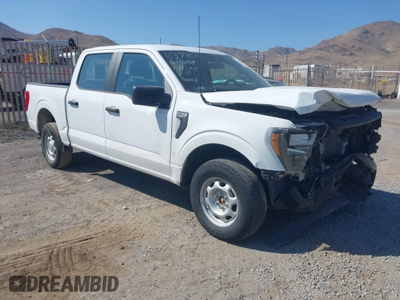 2023 Ford F-150 XL with VIN 1FTEW1EB5PKD32258, listed as a IAAI auction lot 42718821 with 44,110 mi miles and . Bid and sale history available at DreamBid. Image 1.
