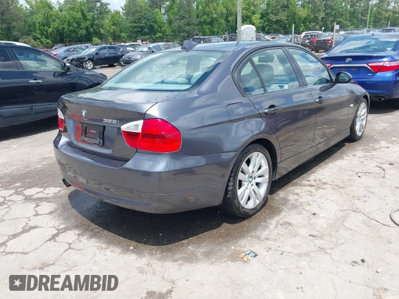 2006 BMW 3 Series 325i with VIN WBAVB17576NK31560, listed as a IAAI auction lot 42384770 with 186,091 mi miles and . Bid and sale history available at DreamBid. Image 4.