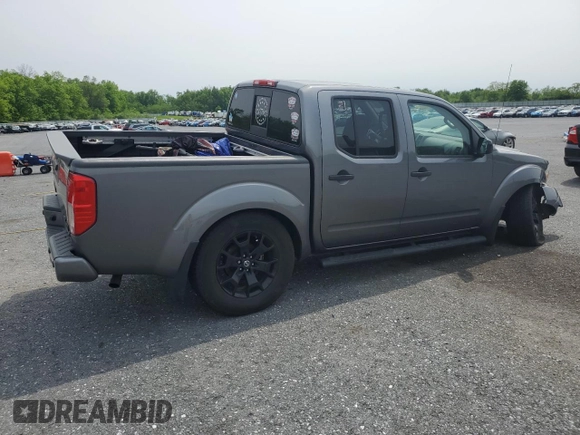 2020 Nissan Frontier SV with VIN 1N6ED0EB2LN723101, listed as a Copart auction lot 57444185 with 74,000 mi miles and Salvage title. Bid and sale history available at DreamBid. Image 3.