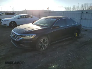 2020 Volkswagen Passat 2.0T SEL with VIN 1VWCA7A30LC019398, listed as a Copart auction lot 43350555 with 139,382 mi miles and Salvage Title. Bid and sale history available at carsss.com. Image 1.