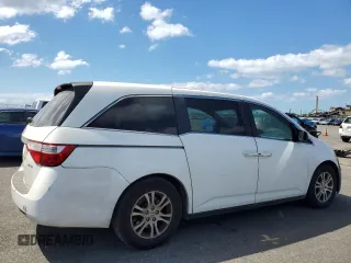 2012 Honda Odyssey EX-L with VIN 5FNRL5H69CB051748, listed as a Copart auction lot 46780975 with 170,289 mi miles and Salvage Title. Bid and sale history available at carsss.com. Image 3.
