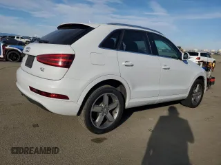 2015 Audi Q3 Premium Plus with VIN WA1EFCFS5FR008916, listed as a Copart auction lot 46449625 with 129,480 mi miles and Salvage title. Bid and sale history available at DreamBid. Image 3.