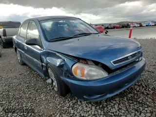 2002 Kia Rio with VIN KNADC123726182945, listed as a Copart auction lot 47737955 with 19,622 mi miles and Salvage Title. Bid and sale history available at carsss.com. Image 10.