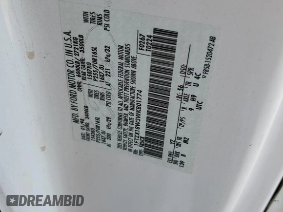 1998 Ford F-150 z VIN 1FTZX18W3WKB01774, wystawiony jako Copart lot #88670315 z przebiegiem 102 301 mil mil oraz Szkoda całkowita • Salvage title. Historia ofert i sprzedaży dostępna na DreamBid. Obrazek 14.