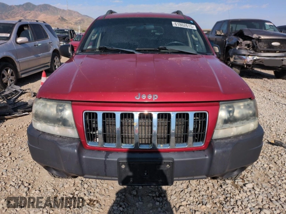 2004 Jeep Grand Cherokee Laredo with VIN 1J4GW48S54C363256, listed as a Copart auction lot 61862615 with 163,721 mi miles and Salvage title. Bid and sale history available at DreamBid. Image 5.