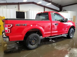 2018 Ford F-150 XL with VIN 1FTMF1EB6JFD30708, listed as a Copart auction lot 50289565 with 26,757 mi miles and Salvage Title. Bid and sale history available at carsss.com. Image 3.