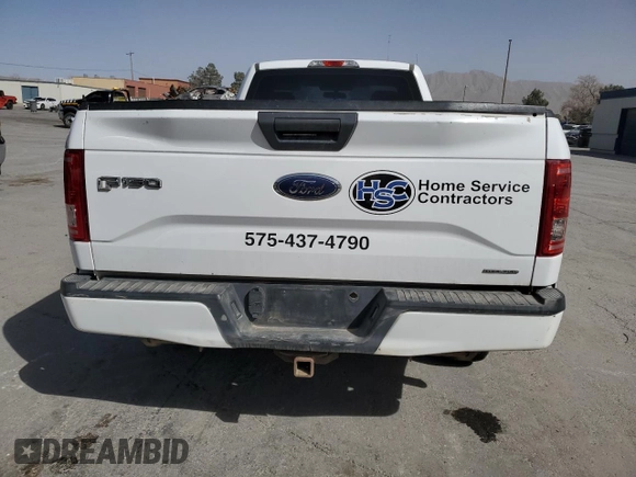2016 Ford F-150 XL with VIN 1FTMF1CF4GKD54074, listed as a Copart auction lot 47224205 with 97,379 mi miles and Salvage Title. Bid and sale history available at carsss.com. Image 6.