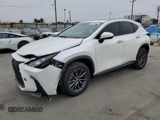 2025 Lexus NX 250 Premium z VIN 2T2GDCAZ0SC017127, wystawiony jako Copart lot #64791325 z przebiegiem 9 735 mil mil oraz Szkoda całkowita • Salvage title. Historia ofert i sprzedaży dostępna na DreamBid. Obrazek 1.