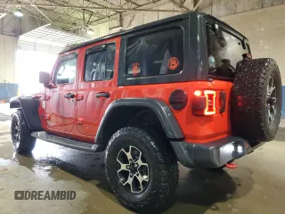2021 Jeep Wrangler Unlimited Rubicon with VIN 1C4HJXFG4MW534666, listed as a Copart auction lot 47195485 with 7,092 mi miles and Salvage Title. Bid and sale history available at carsss.com. Image 2.