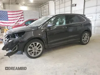 2016 Ford Edge Titanium with VIN 2FMPK4K84GBC01262, listed as a Copart auction lot 49793945 with 128,863 mi miles and Salvage Title. Bid and sale history available at carsss.com. Image 1.