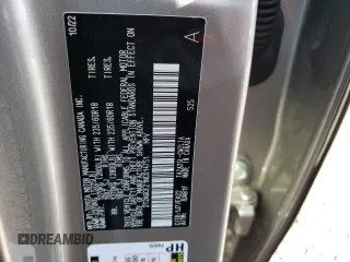 2022 Lexus NX with VIN 2T2AGCEZ1NC014751, listed as a Copart auction lot 58601123 with 4,362 mi miles. Bid and sale history available at carsss.com. Image 13.