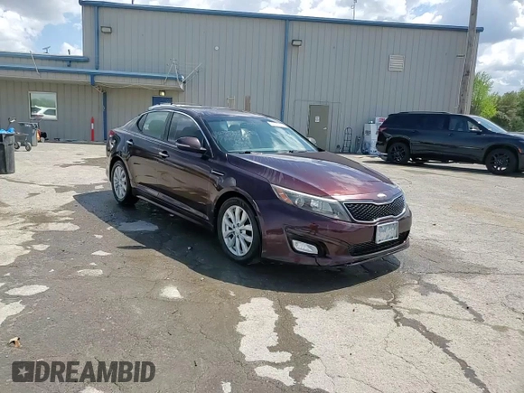 2015 Kia Optima EX with VIN 5XXGN4A73FG386892, listed as a Copart auction lot 52632605 with 208,223 mi miles and Salvage Title. Bid and sale history available at carsss.com. Image 13.
