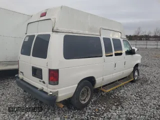 2014 Ford Econoline Cargo Commercial with VIN 1FTNE1EL0EDA86524, listed as a Copart auction lot 84254944 with 82,593 mi miles and Salvage Title. Bid and sale history available at carsss.com. Image 4.
