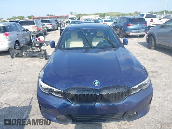 2021 BMW 3 Series 330i with VIN 3MW5R1J00M8C11837, listed as a IAAI auction lot 41964907 with 37,144 mi miles and . Bid and sale history available at carsss.com. Image 6.