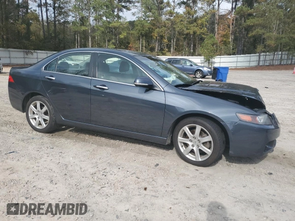 2004 Acura TSX with VIN JH4CL958X4C019911, listed as a Copart auction lot 80004904 with Not provided miles and Salvage title. Bid and sale history available at DreamBid. Image 4.