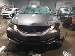 2015 Honda Civic EX with VIN 19XFB2F88FE037665, listed as a Copart auction lot 88046595 with 122,049 mi miles and Salvage Title. Bid and sale history available at carsss.com. Image 5.