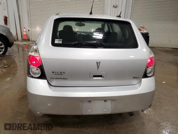 2009 Pontiac Vibe w/1SB with VIN 5Y2SP67049Z427428, listed as a Copart auction lot 87627715 with 231,184 mi miles and Non Repairable. Bid and sale history available at carsss.com. Image 6.