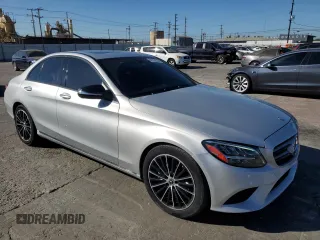 2021 Mercedes-Benz C 300 with VIN W1KWF8DB8MR632402, listed as a Copart auction lot 67762734 with 38,922 mi miles and Salvage Title. Bid and sale history available at carsss.com. Image 4.