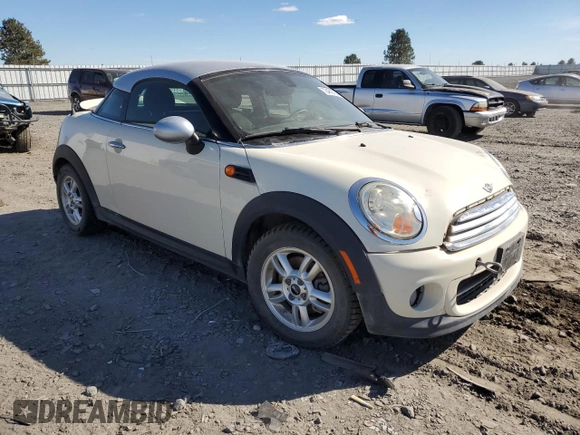 2012 MINI Cooper Coupe with VIN WMWSX1C58CT300032, listed as a Copart auction lot 72469764 with 0 mi miles and Clean Title. Bid and sale history available at carsss.com. Image 4.